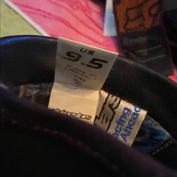 Alpinestars Black Motorcycle Boots - Picture 10 of 15